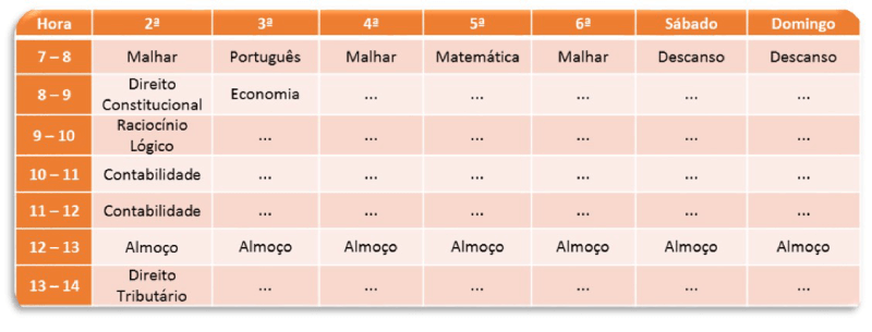 Como estudar em casa para concurso publico